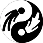 Mannelijke en vrouwelijke yin en yang