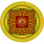 Mandala com Buda