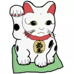 Imagem vetorial de gato japonês