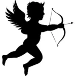 Cupido apuntando con el arco