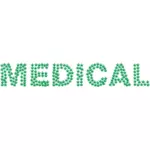Tipografía de cannabis medicinal