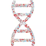 Medizinische Symbole auf DNA