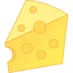 Rebanada mediana de queso