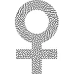 Hommes femmes symbole