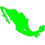 Der Umriß von Mexiko