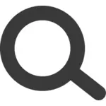 Vector clip art of minimal design search icon