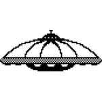 בתמונה וקטורית UFO