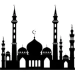 Vector graphics of mosque outline