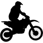 Motocross silhouette