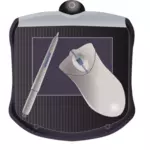 Graphics tablet vector drawing