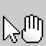 MultiTouch Interface Pixel temă mouse-ul de mână