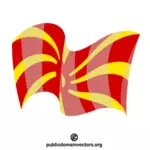 דגל המדינה של מקדוניה הצפונית