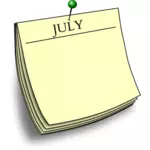 Nota mensual - julio