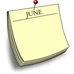 Maandelijkse nota - juni