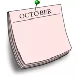 October note