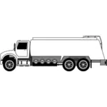 Ropný tanker truck vektorové kreslení