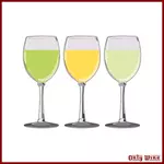 Verschiedene Getränke Gläser