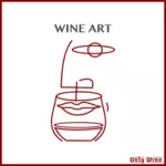 Arty Bild Wein