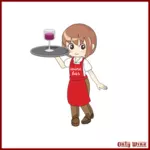 Wina kelnerka
