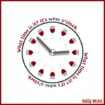 Tempo para cartaz do vinho