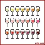 Illustration de verres à vin