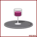 Wein auf Platte