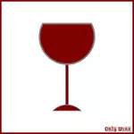 Verre à vin rouge symbole