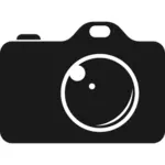 Camera icon silhouette