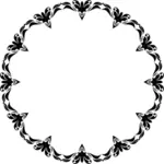 Floral frame image
