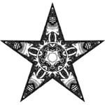 Fünf-Zeiger Stern Abbildung