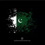 Mürekkep lekesi Pakistan bayrağı