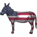 Patriottische Donkey