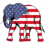 Patriotic elephant