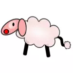 Caricatura di pecore