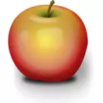 Vektör çizim ışık geçirgenlik elma