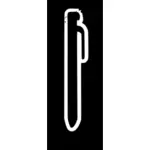 Photocopied pen icon vector clip art