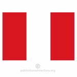 Vektor Vlajka Peru