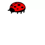 Vector simplu Ladybug