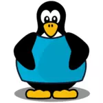 Pinguin cu un vector de camasa