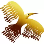 Phoenix bird design vector illustration