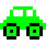Imagem de carro de pixel verde