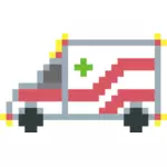 Ambulance de pixel art