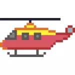 Helicóptero de pixel art