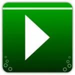 Ícone verde para players de música