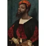 아프리카 남자의 초상화