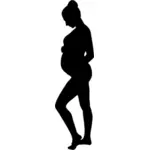 गर्भावस्था सिल्हूट क्लिप कला