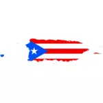 푸에르토리코 지도 및 플래그