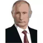 Vladimir Putin portret vector imagine