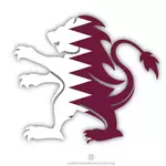 Katar-Flag emblem
