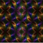 Vektorgrafik med rika rainbow mönster